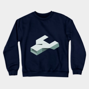 Vector Paperplane Ketch Crewneck Sweatshirt